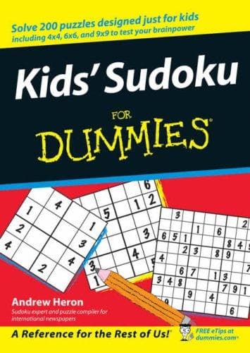 Tapa de Kids' Sudoku For Dummies