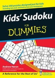 Tapa de Kids' Sudoku For Dummies