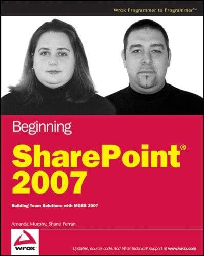 Tapa de Beginning SharePoint 2007