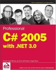 Tapa de Professional C# 2005 with .NET 3.0 (Wrox Professional Guides)