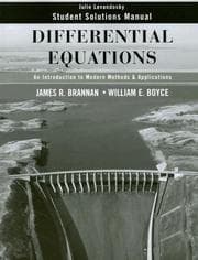 Tapa de Student solutions manual to accompany Differential equations