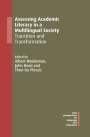 Tapa de Assessing Academic Literacy in a Multilingual Society