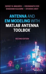 Tapa de Antenna and EM Modeling with MATLAB Antenna Toolbox