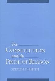 Tapa de The constitution & the pride of reason