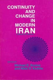 Tapa de Continuity and change in modern Iran