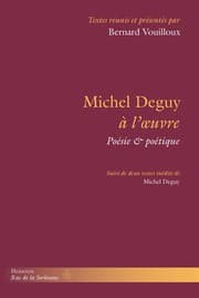 Tapa de Michel Deguy à l'œuvre