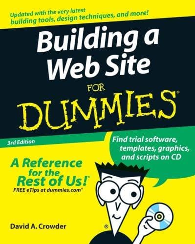 Tapa de Building a Web Site For Dummies