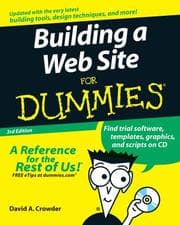 Tapa de Building a Web Site For Dummies
