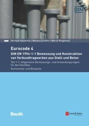 Tapa de Eurocode 4 Bemessung und Konstruktion Von Verbundtragwerken Aus Stahl und Beton. Din en 1994-1-1 MIT Nationalem Anhang. Kommentar und Beispiele