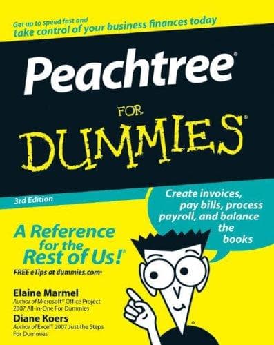 Tapa de Peachtree for dummies
