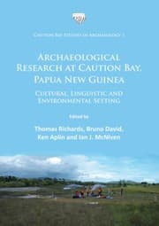 Tapa de Archaeological research at Caution Bay, Papua New Guinea