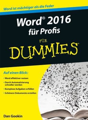 Tapa de Word 2016 Für Profis