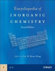 Tapa de Encyclopedia of Inorganic Chemistry 10 Volume Set