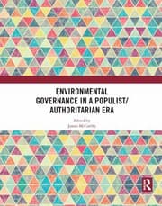 Tapa de Environmental Governance in a Populist/authoritarian Era