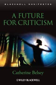 Tapa de A future for criticism