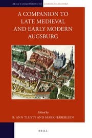 Tapa de Companion to Late Medieval and Early Modern Augsburg