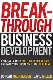 Tapa de Breakthrough business development