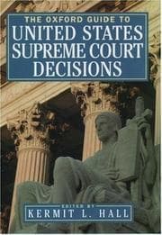 Tapa de The Oxford guide to United States Supreme Court decisions
