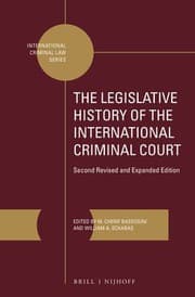 Tapa de Legislative History of the International Criminal Court