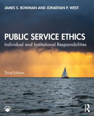 Tapa de Public Service Ethics