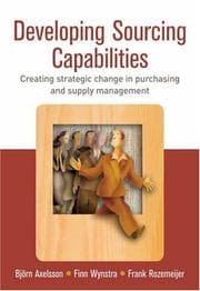 Tapa de Developing sourcing capabilities