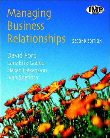Tapa de Managing Business Relationships