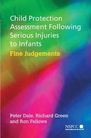 Tapa de Child protection assessment following serious injuries to infants