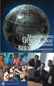 Tapa de Mainstreaming gender in debt and development resource management