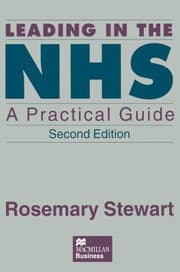 Tapa de Leading in the NHS