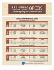 Tapa de Charts for Beginning Greek Grammar and Syntax