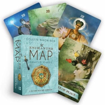 Tapa de Enchanted Map Oracle Cards