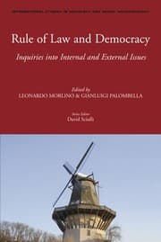 Tapa de Rule of law and democracy
