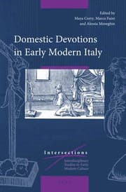 Tapa de Domestic Devotions in Early Modern Italy