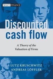 Tapa de Discounted cash flow
