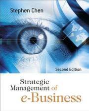 Tapa de Strategic Management of e-Business