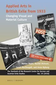 Tapa de Applied Arts in British Exile From 1933