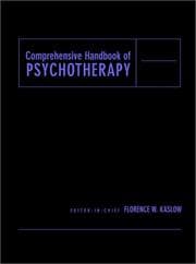 Tapa de Comprehensive Handbook of Psychotherapy