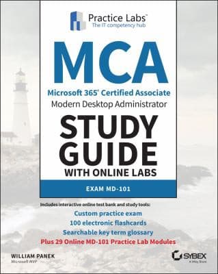 Tapa de MCA Modern Desktop Study Guide with Online Labs