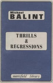 Tapa de Thrills and Regressions (Maresfield Library)