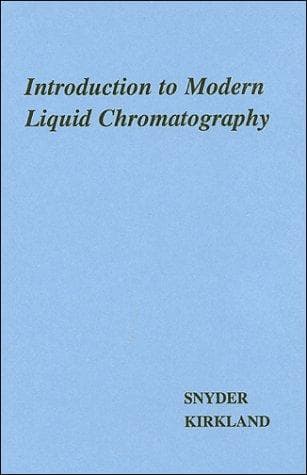 Tapa de Introduction to modern liquid chromatography