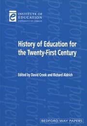 Tapa de History of Education for the Twenty-First Century