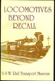 Tapa de Locomotives Beyond Recall - NSW Rail Transport Museum