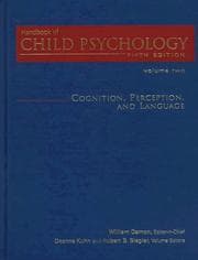Tapa de Handbook of Child Psychology, Cognition, Perception, and Language (Handbook of Child Psychology)