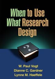 Tapa de When to use what research design