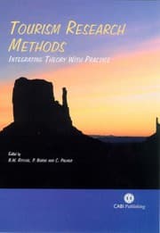 Tapa de Tourism research methods