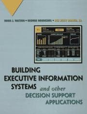 Tapa de Building executive information systems and other decision support applications