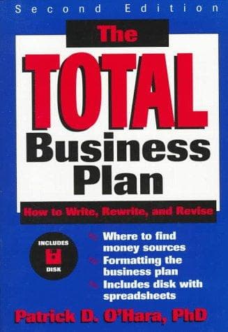 Tapa de The total business plan