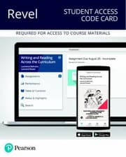 Tapa de REVEL for Writing and Reading Across the Curriculum -- Access Card