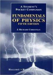 Tapa de A student's pocket companion to accompany Fundamentals of physics, 5th edition, David Halliday, Robert Resnick, Jearl Walker