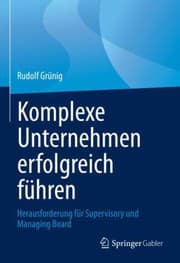 Tapa de Komplexe Unternehmen Erfolgreich Führen